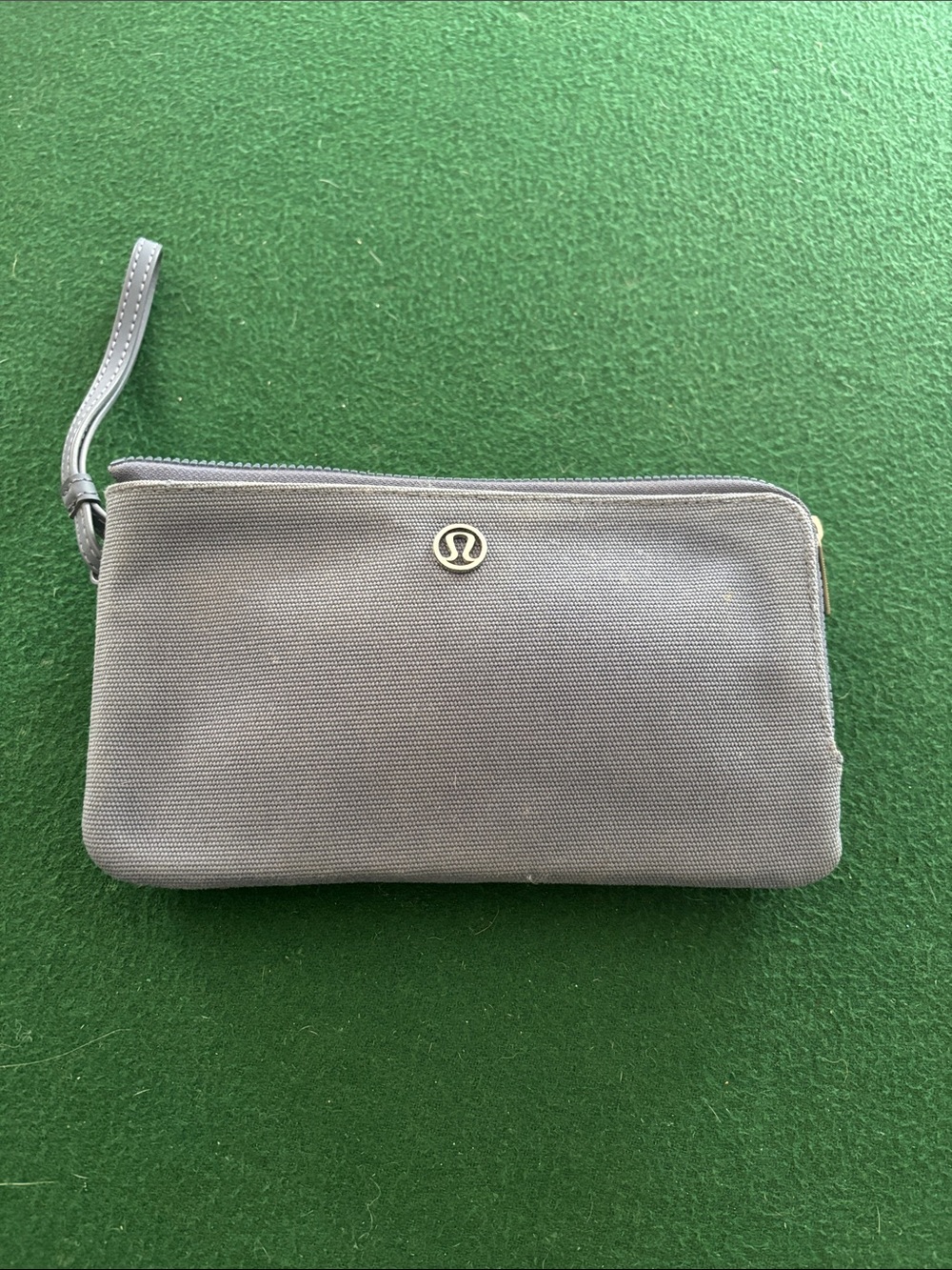 lululemon athletica Light Gray Double  Up Wristlet Pouch